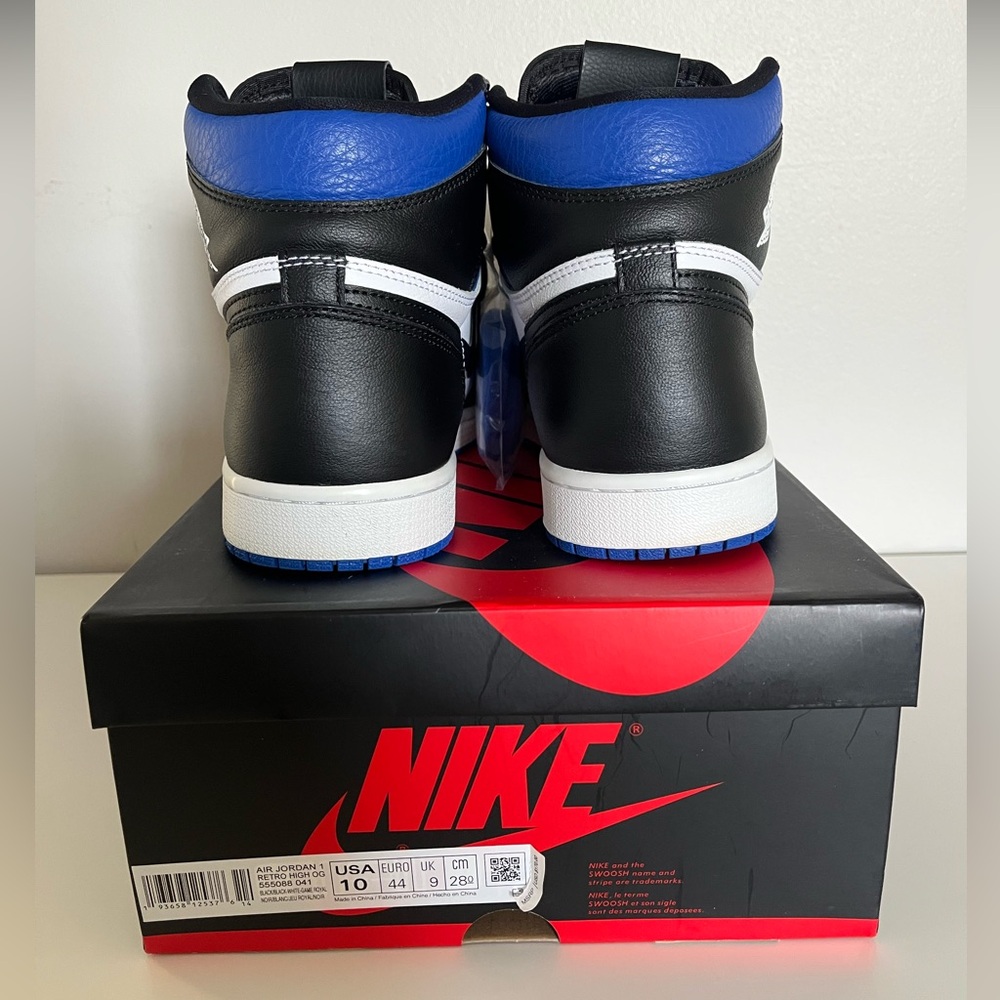 Air Jordan 1 Retro High Royal Toe, Used (Size US Men’s 10.0) - Picture 4 of 5